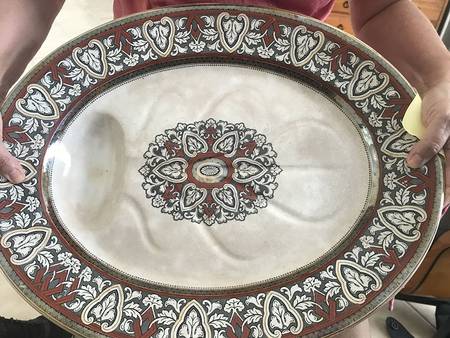 Mooresque 20" Oval Serving Platter