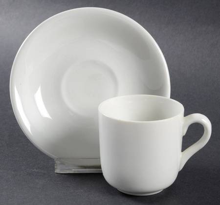 Coupe Flat Demitasse Cup & Saucer Set