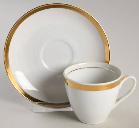 Brigitta Flat Demitasse Cup & Saucer Set
