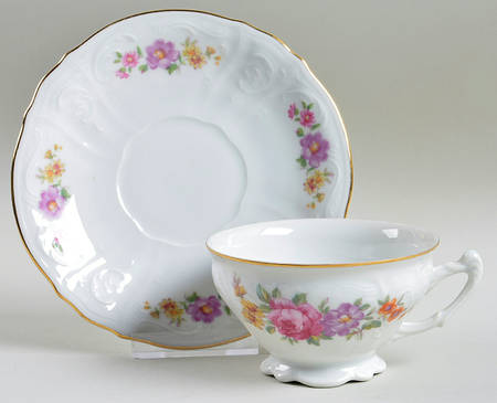 THU576 Footed Cup & Saucer Set
