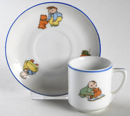 Happifats Child's Cup & Saucer Set
