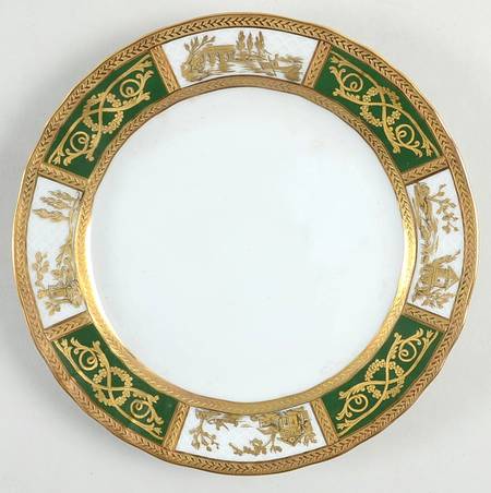 Palais Royal Green Salad Plate