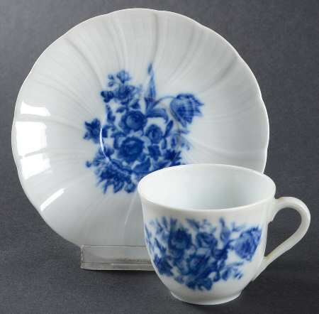 BER157 Flat Demitasse Cup & Saucer Set