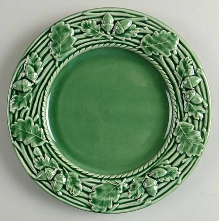 Oak Leaf Green Salad Plate