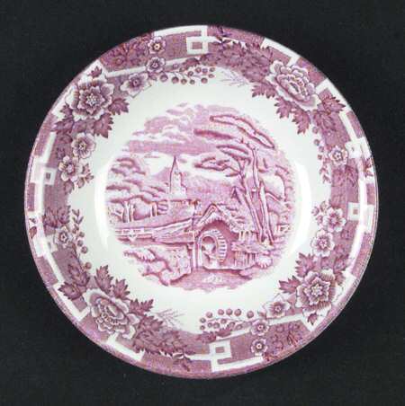 Old English Pink Fruit/Dessert (Sauce) Bowl