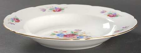 European Garden Rim Soup Bowl