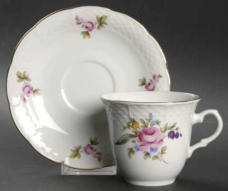 Minuet Flat Cup & Saucer Set