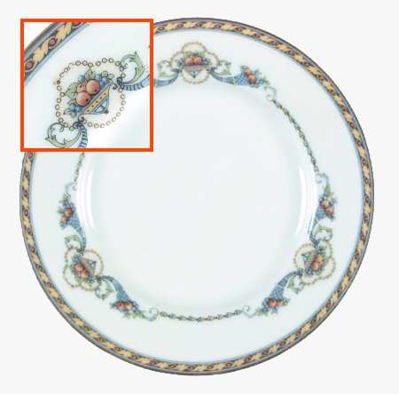 Horn of Plenty Bread & Butter Plate