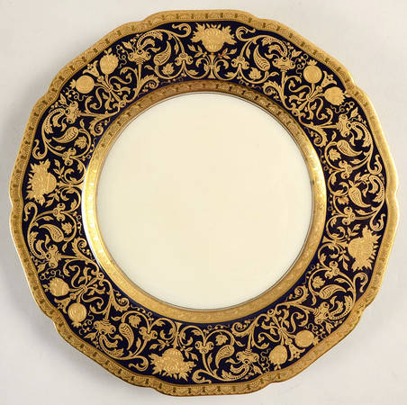El Dorado Blue Luncheon Plate