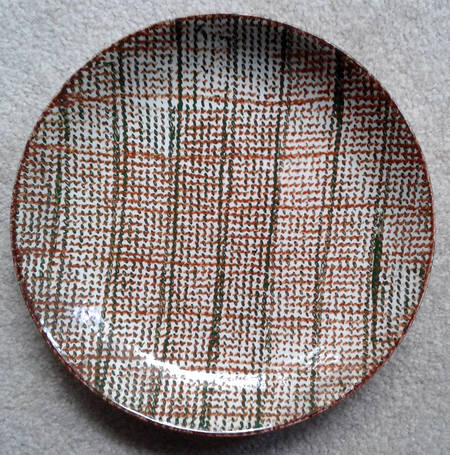 Barley Plaid Salad Plate