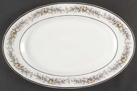 Norfolk 12" Oval Serving Platter