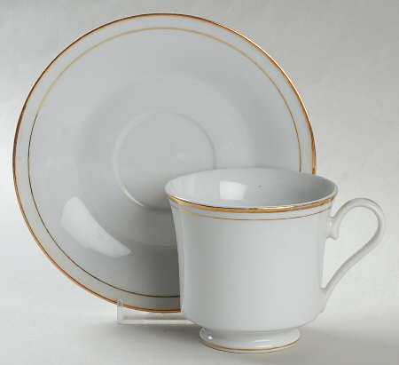 Bands Empress Footed Cup & Saucer Set