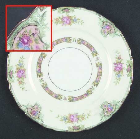 Marcia Green Salad Plate