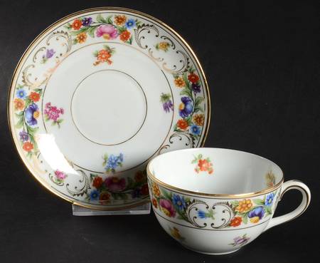 Royal Flat Cup & Saucer Set