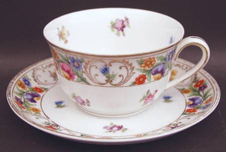 Royal Flat Cup & Saucer Set