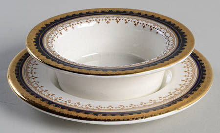 Or Repousse Ramekin & Saucer Set