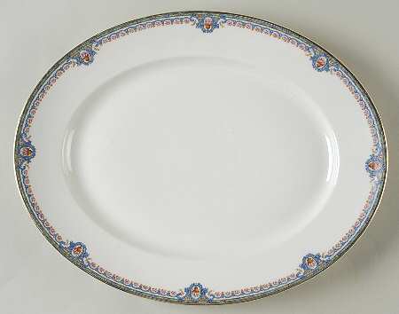 BER168 15" Oval Serving Platter