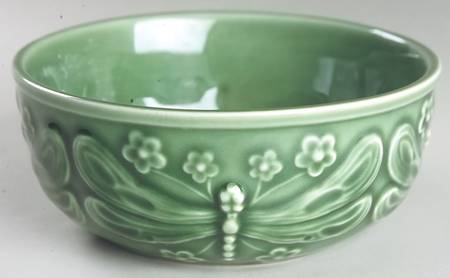 Dragonfly (Green) Coupe Cereal Bowl