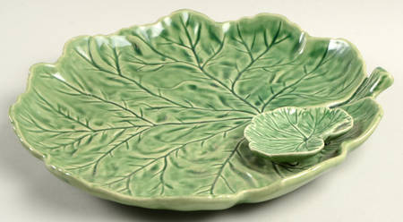 Dragonfly (Green) Party/Serving/Chip & Dip Plate