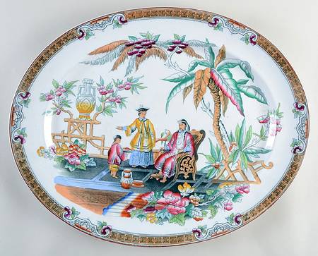 Pekin 19" Oval Serving Platter