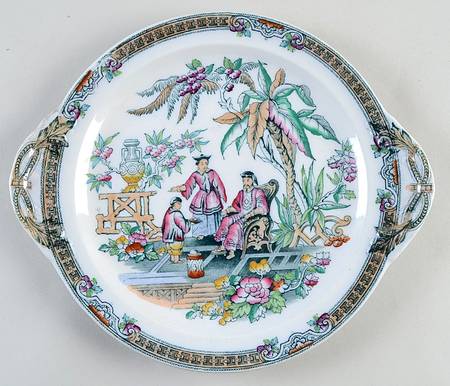 Pekin Handled Cake Plate by Beech & Hancock