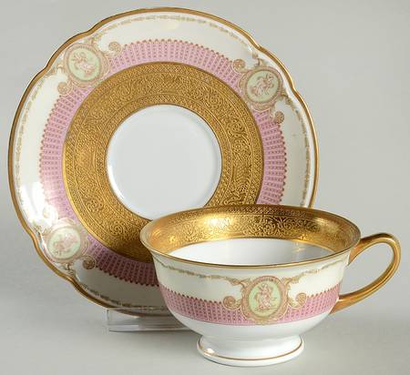 BLK51 Footed Cup & Saucer Set
