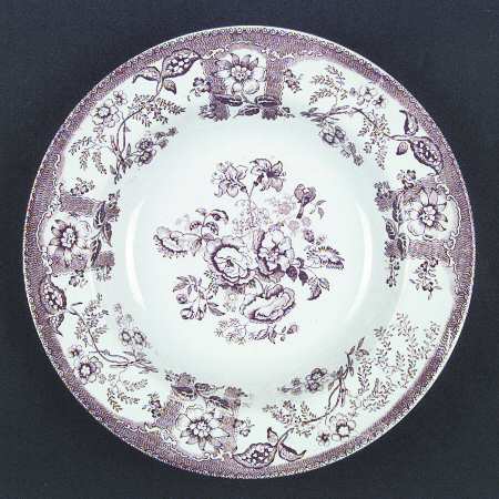Persian Rose Rim Soup Bowl