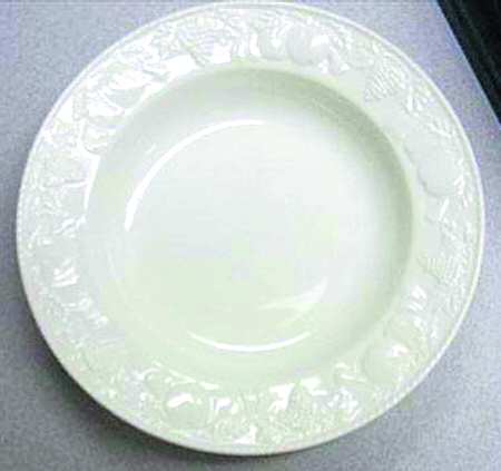 Lincoln White Rim Soup Bowl