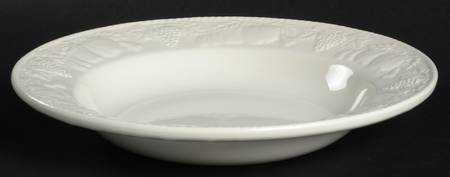 Lincoln White Large Rim Soup Bowl