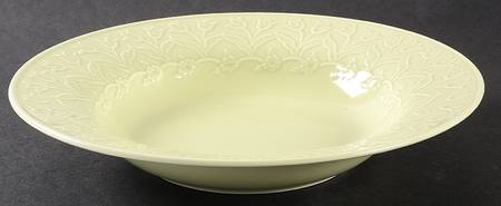 Whisper Green Large Rim Soup Bowl