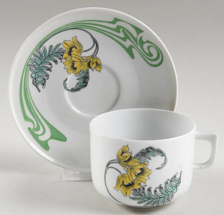 Bagatelle Flat Cup & Saucer Set by Bernardaud