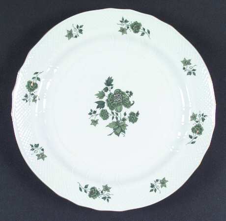 Chinois Green Dinner Plate