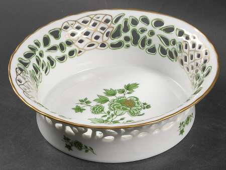 Chinois Green 7'' Pierced Round Bowl