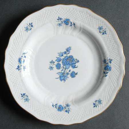 Chinois Blue Salad Plate