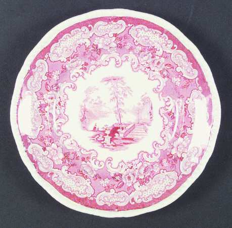 Athena Red Salad Plate