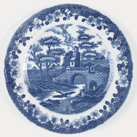 BLU1 Luncheon Plate by Blue Castle