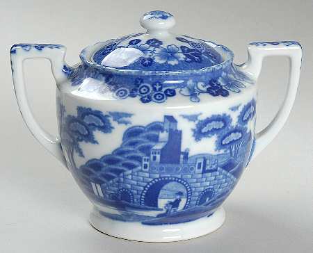 BLU1 Sugar Bowl & Lid