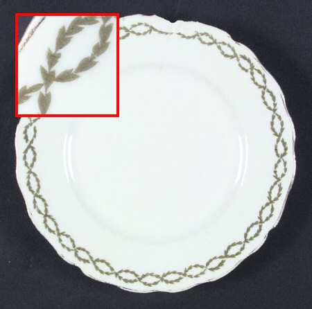 BER179 (SCALLOPED) Salad Plate