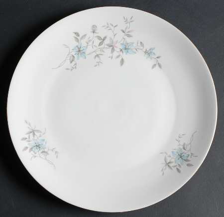 Blue Fantasy (Gold Trim) 11" Chop Plate (Round Platter)