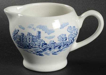 English Castles Blue Creamer