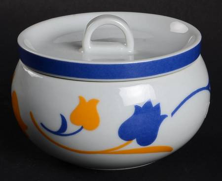 Tulip Sugar Bowl & Lid by Block