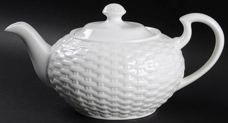Basketweave Teapot & Lid