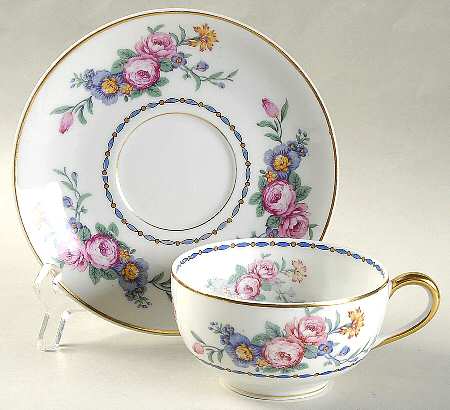 Spring Time Flat Cup & Saucer Set