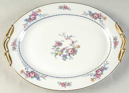 Spring Time 15" Oval Serving Platter