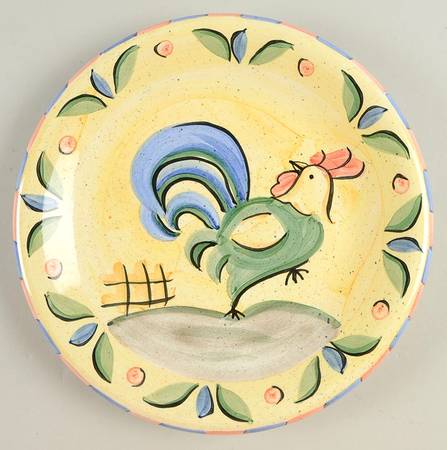 Rooster Salad Plate