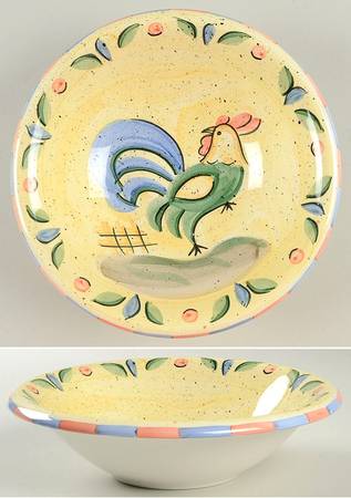 Rooster Coupe Soup Bowl