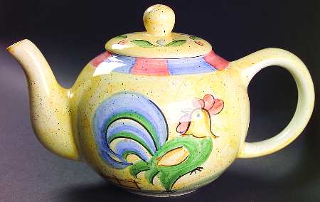 Rooster Teapot & Lid