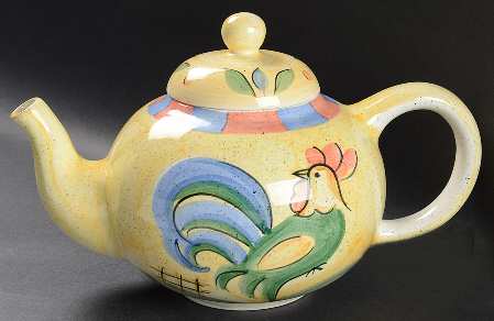 Rooster Teapot & Lid