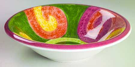 Swirl Spice Coupe Soup Bowl