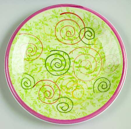 Swirl Spice Salad Plate